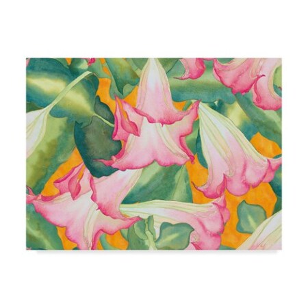 Trademark Fine Art Carissa Luminess 'Heavenly Divine Angel Trumpets' Canvas Art, 14x19 ALI25702-C1419GG